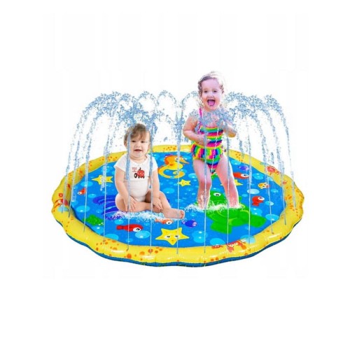 Mata wodna ogrodowa zraszacz fontanna kurtyna wodna 150 cm zwierzątka.jpg