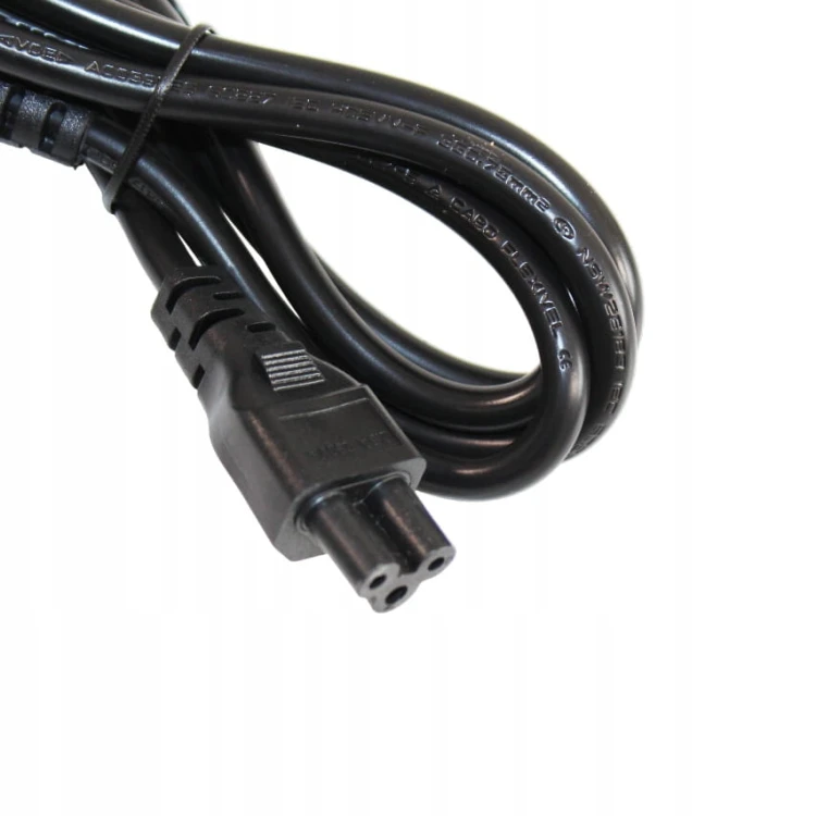 Kabel zasilający Przewód Koniczynka C5 230V Laptopa Zasilacza PREMIUM 1.5m.jpg