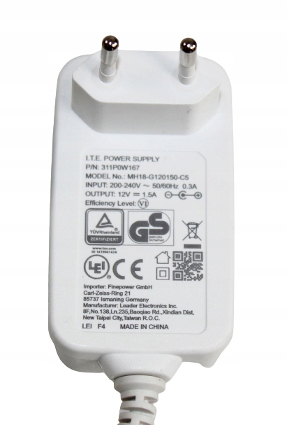 Zasilacz Ładowarka 12V 1.5A 18W DC 5.5/2.5 I.T.E. MH18 do RTV AGD LED.jpg