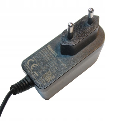 Zasilacz Ładowarka DC 12V 1A 12W wtyk 4.0/1.7 Netbit NB12B120100VE.jpg