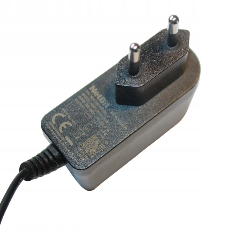 Zasilacz Ładowarka DC 12V 1A 12W wtyk 4.0/1.7 Netbit NB12B120100VE.jpg