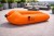 SOFA DMUCHANA Leżak na plażę ogród taras 220 cm Pomarańczowa bez pompki .jpg
