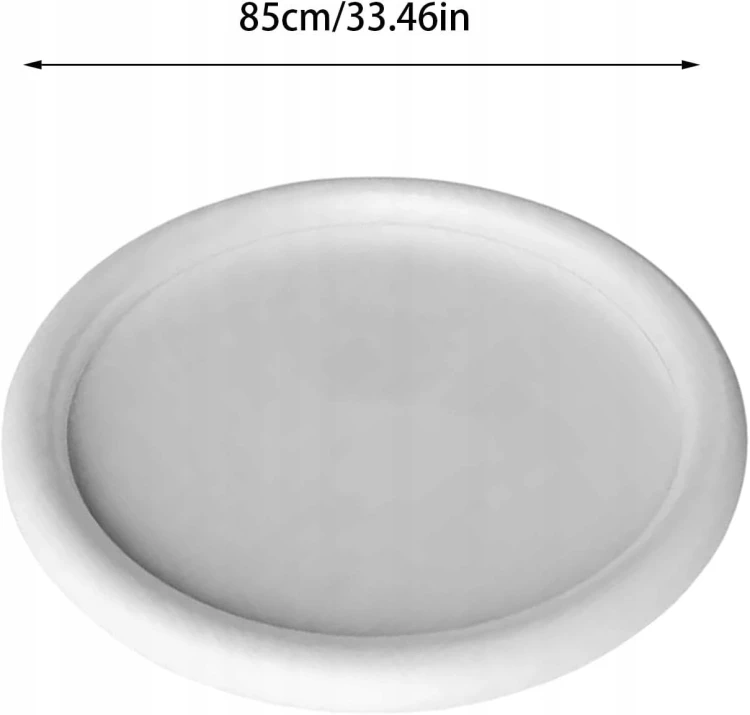 POKRYWA DO WANNY LODOWEJ dmuchana do morsowania okrągła 85 cm Biała.jpg