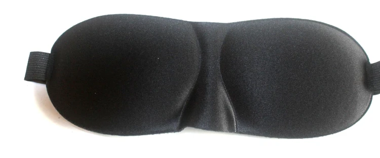 MASKA NA OCZY DO SPANIA profilowana komfortowa materiał nylonowy Czarna.jpg