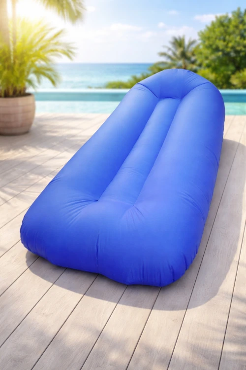 SOFA DMUCHANA Leżak na plażę ogród taras 220x90 cm Niebieska bez pompki.jpg