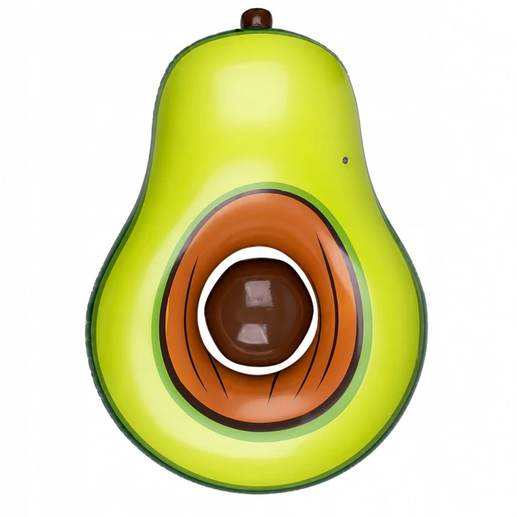 Materac do pływania Avocado z piłką 170 cm XXL.jpg