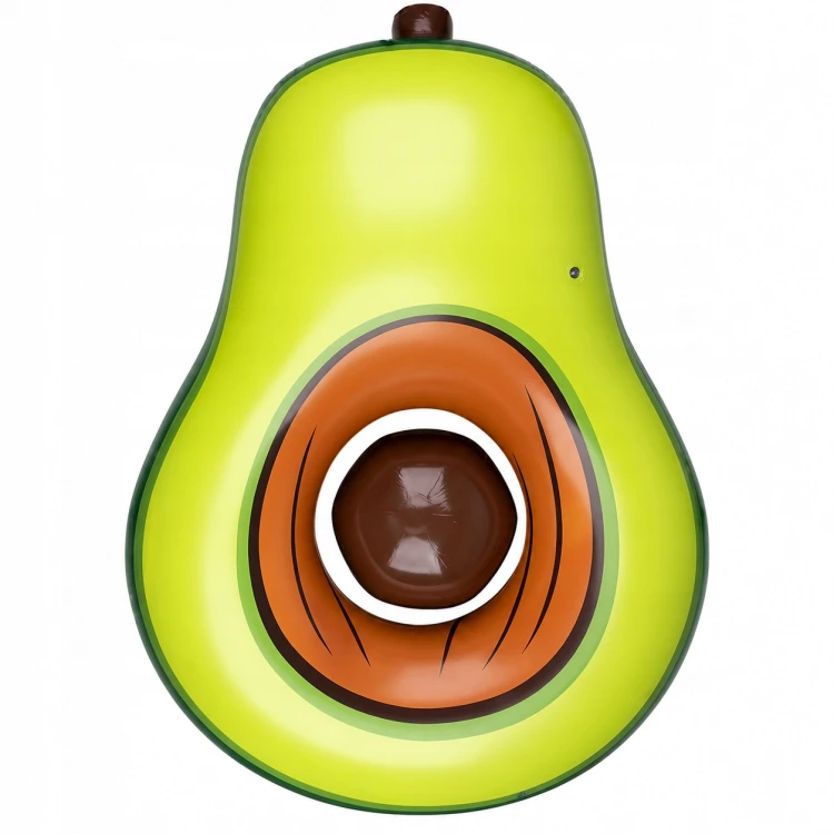 Materac do pływania Avocado z piłką 170 cm XXL.jpg