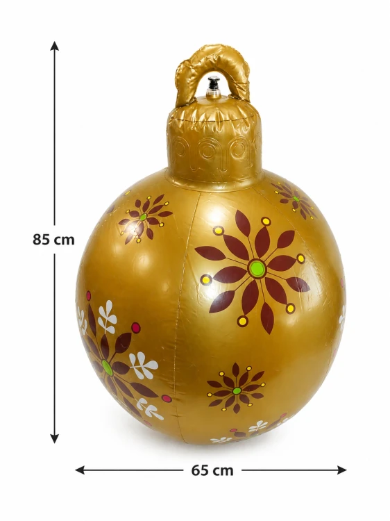 BOMBKA ŚWIĄTECZNA Gigant Dmuchana XXL 85 cm POMPKA Dekoracja.jpg