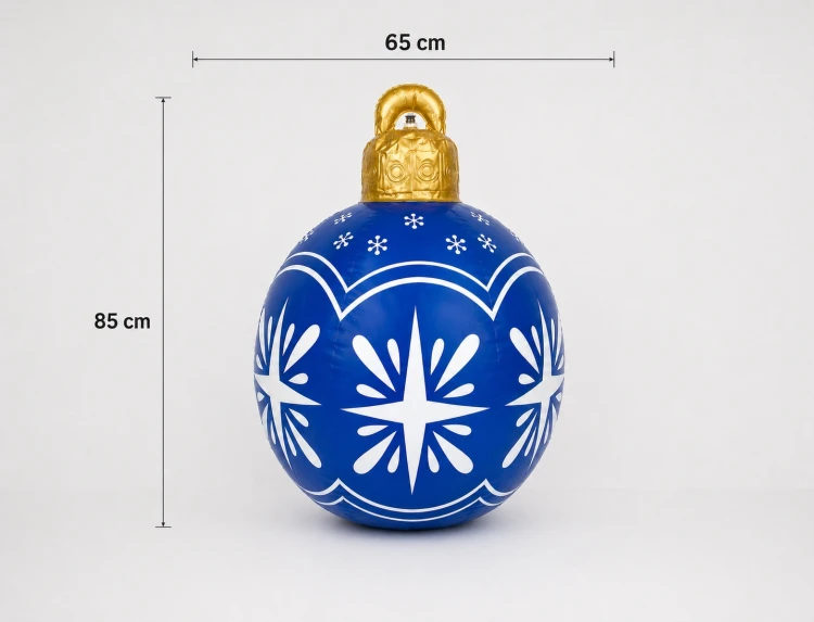 BOMBKA ŚWIĄTECZNA Gigant Dmuchana XXL 85 cm POMPKA Dekoracja Niebieska.jpg