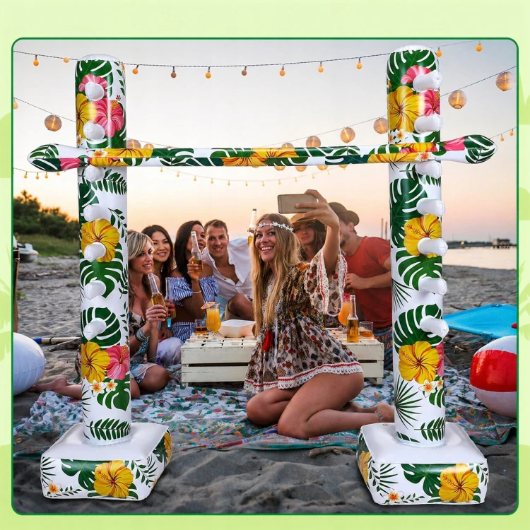 NADMUCHIWANA GRA LIMBO Tiki Luau Aloha Party na imprezę na plażę basen.jpg