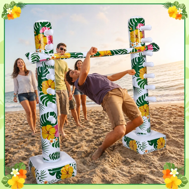 NADMUCHIWANA GRA LIMBO Tiki Luau Aloha Party na imprezę na plażę basen.jpg
