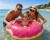 Duże Koło do pływania 110cm RÓŻOWY DONUT materac dmuchany.jpg