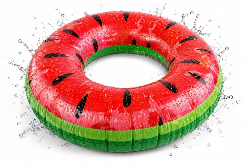 KOŁO DMUCHANE DO PŁYWANIA ARBUZ PONTON WATERMELON 80 CM BASEN PLAŻA.jpg