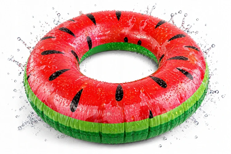 KOŁO DMUCHANE DO PŁYWANIA ARBUZ PONTON WATERMELON 80 CM BASEN PLAŻA.jpg