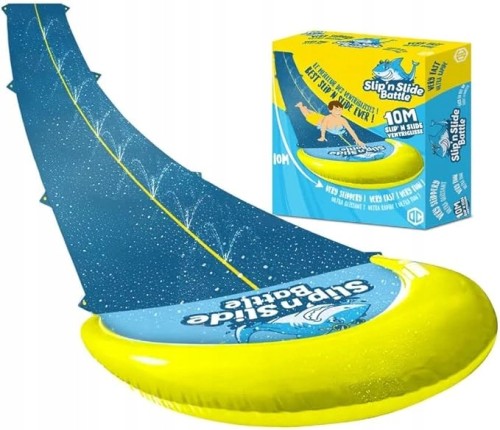 ŚLIZGAWKA WODNA OGRODOWA 10 M Zraszacze Ślizg Slip N Slide Battle.jpg