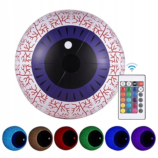 HALLOWEEN Nadmuchiwana Gałka Oczna Dekoracje LED 20 cm.jpg