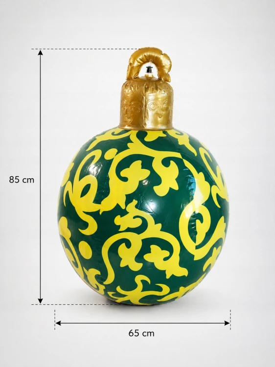 BOMBKA ŚWIĄTECZNA Gigant Dmuchana XXL 85 cm POMPKA Dekoracja.jpg