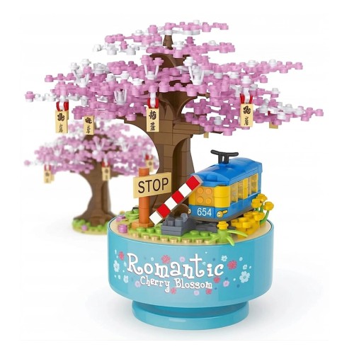 Zestaw Klocki DRZEWKO WIŚNI 396el 766 Konstrukcyjne 3D Sakura BONSAI.jpg