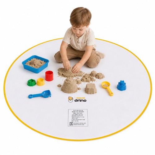 Mata do zabawy sensorycznej Ø80cm do piasku kinetycznego plasteliny.jpg