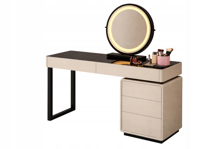 Toaletka Kosmetyczna z Lustrem LED Oświetlenie Domowe Studio Beauty 325.jpg
