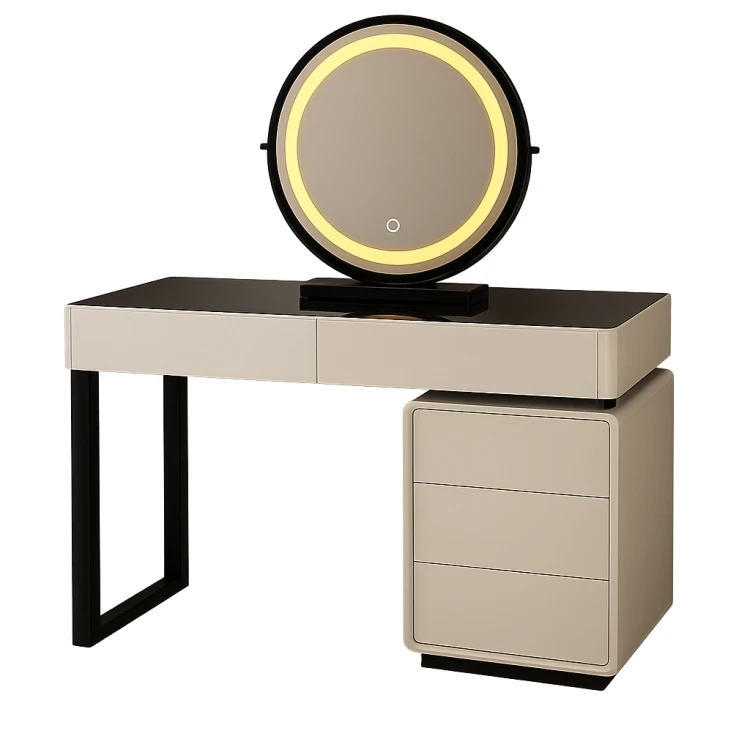 Toaletka Kosmetyczna z Lustrem LED Oświetlenie Domowe Studio Beauty 325.jpg