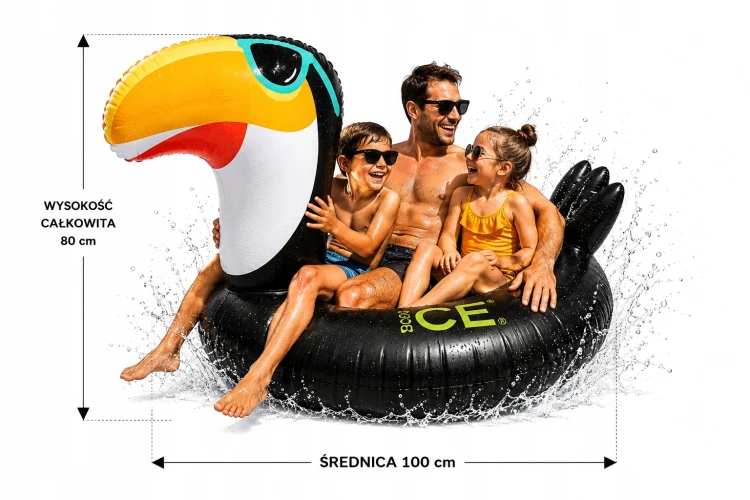 Koło do pływania Tukan ICE dmuchany ponton do basenu 100 cm.jpg