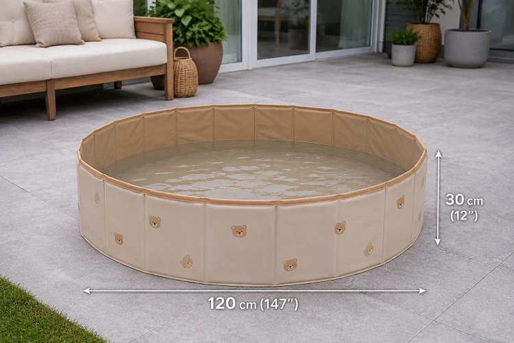 BASEN DZIECIĘCY SKŁADANY 120x30 cm Suchy na kulki do wody sensoryczny.jpg