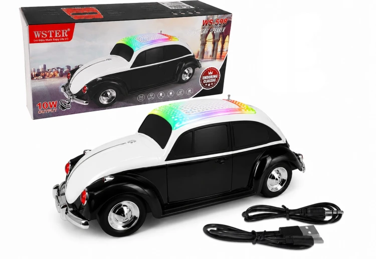 Głośnik Bluetooth MP3 FM radio USB micro SD Samochód garbus taksówka.jpg