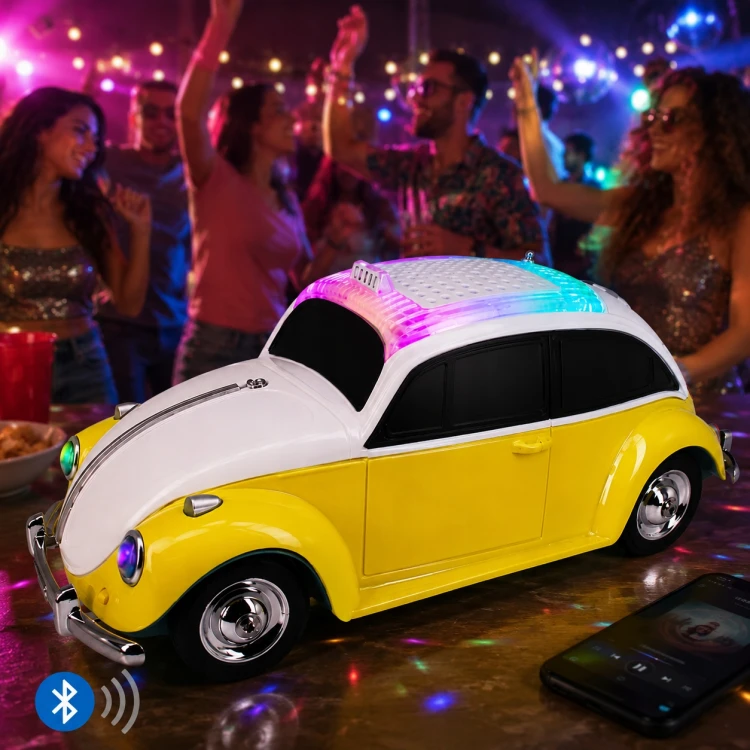 Głośnik Bluetooth MP3 FM radio USB micro SD Samochód garbus taksówka.jpg