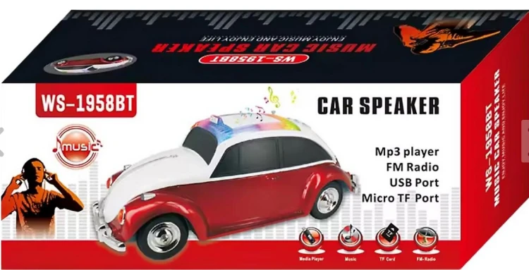 Głośnik Bluetooth MP3 FM radio USB micro SD Samochód garbus taksówka.jpg