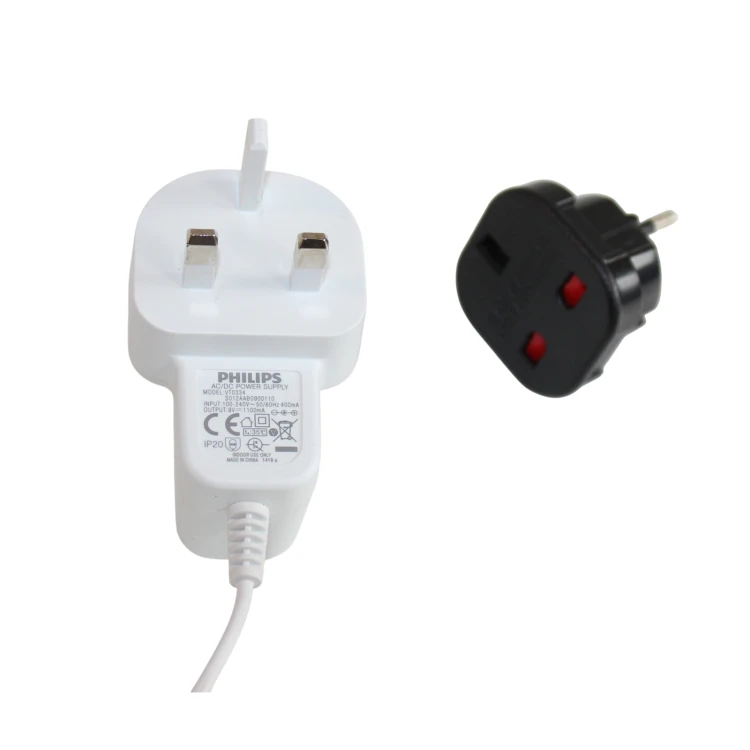 Zasilacz Ładowarka PHILIPS VT0334 9V 1.1A 1100mA 9.9W 4.8/1.7 UK/PL.jpg
