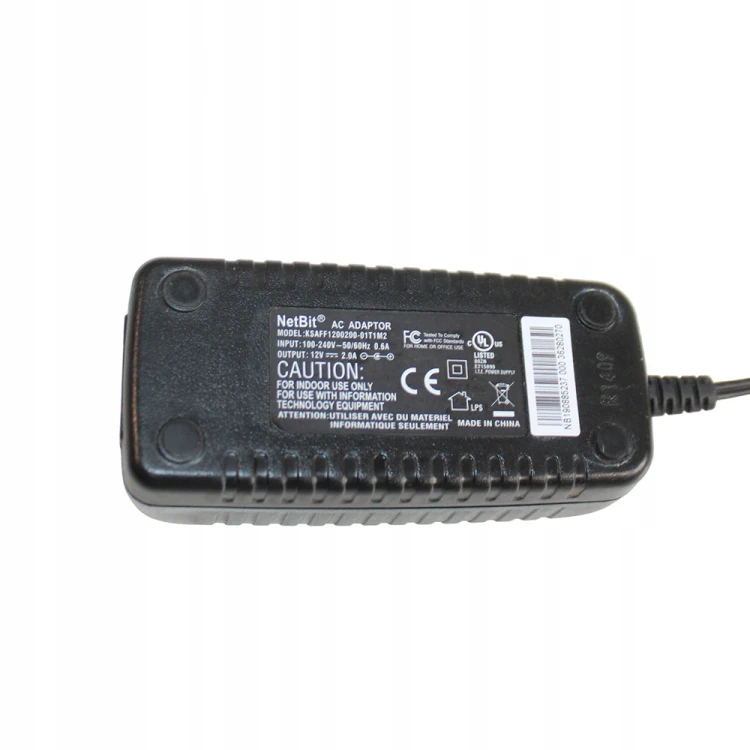 Zasilacz Ładowarka 12V 2A 24W 5.5/2.5 NetBit Desktop do LED RTV AGD.jpg