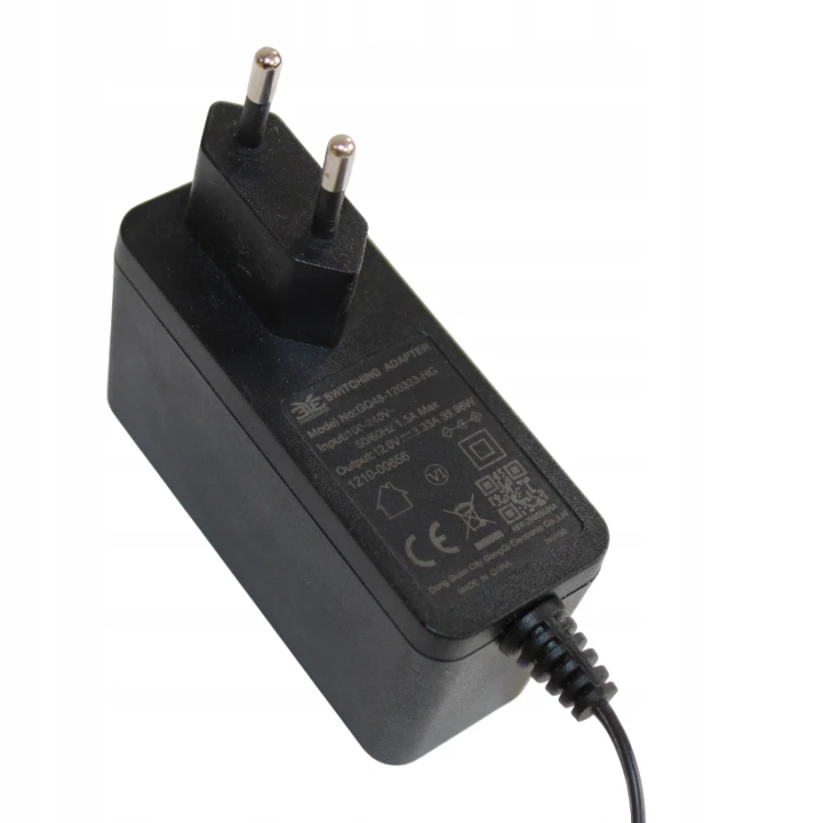 Zasilacz Ładowarka DC 12V 3.33A 40W 5.5/2.5 do LED RTV AGD elektroniki GQ48.jpg