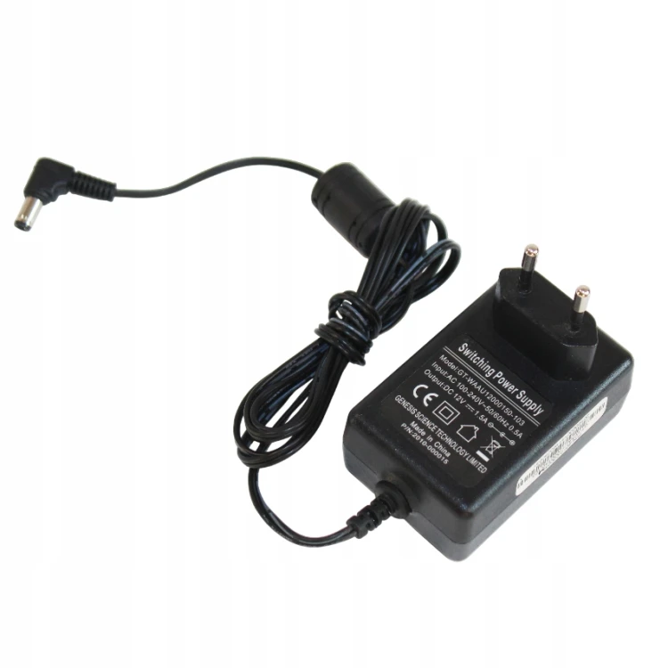 Zasilacz Ładowarka DC 12V 1.5A 18W 5.5/2.5 GT do elektroniki AGD RTV.jpg