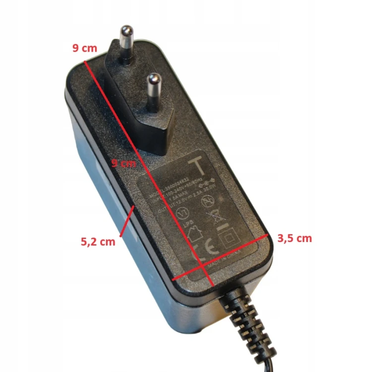 Ładowarka Zasilacz 12V 2.5A 30W do Taśm LED i Listew Meblowych 5.5/2.1 mm.jpg