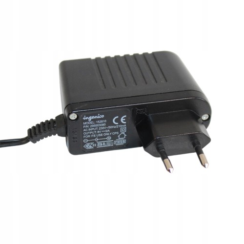 Zasilacz Ładowarka 8V 2A 16W DC 5.5/2.1 ingenico 152810.jpg