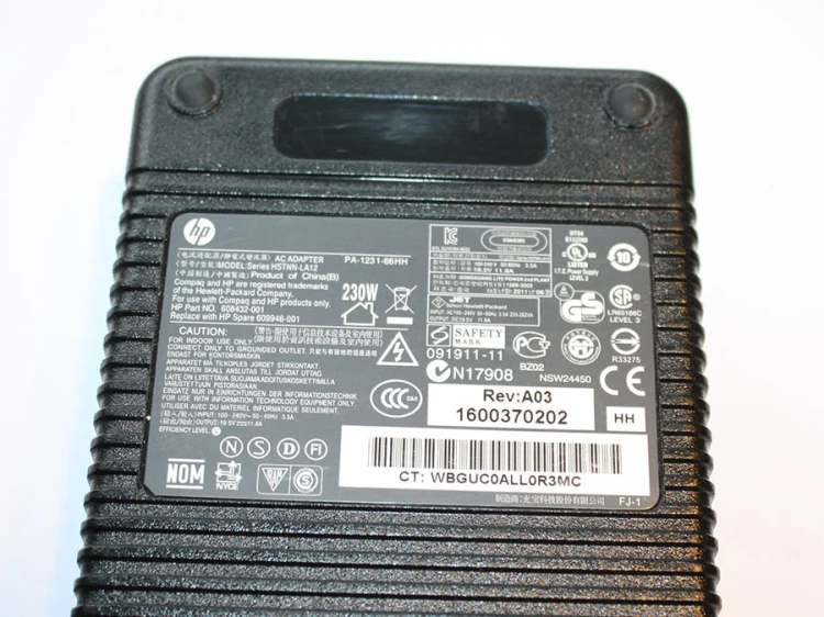 ORYGINALNY ZASILACZ HP 19.5V 11.8A 230W HSTNN-LA12 HSTNN-DA12.jpg