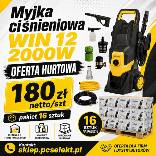 16 szt - Myjka Ciśnieniowa 200 Bar 2000W 4,5l/min WIN12 - OFERTA HURTOWA.png