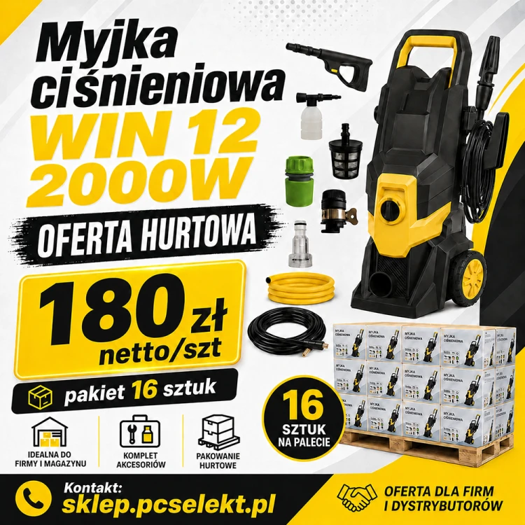 16 szt - Myjka Ciśnieniowa 200 Bar 2000W 4,5l/min WIN12 - OFERTA HURTOWA.png