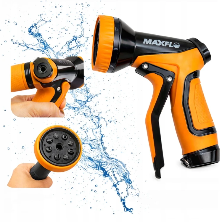 Metalowy Pistolet do węża ogrodowego 9 funkcji MAXFLO.jpg