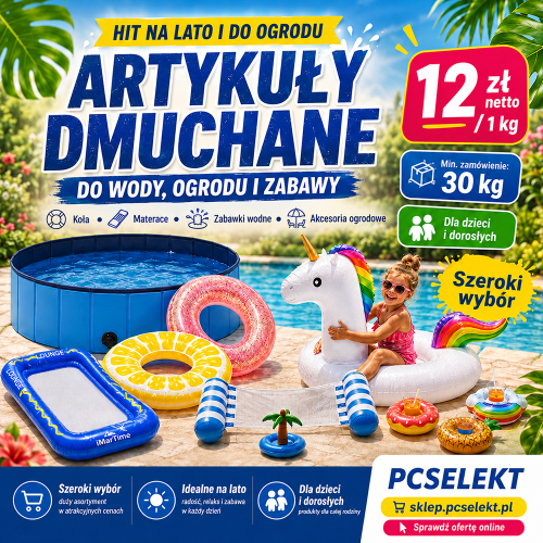 30 kg - Artykuły dmuchane do wody i ogrodu – MIX produktów – 10 zł netto/kg.png