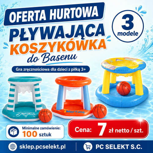 100 SZTUK - Dmuchana Pływająca Koszykówka Gra Zabawa w Basenie + Piłka - OFERTA HURTOWA.png