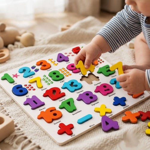 Układanka Edukacyjna Cyfry Liczby Nauka Liczenia do 20 po Angielsku Puzzle.jpg