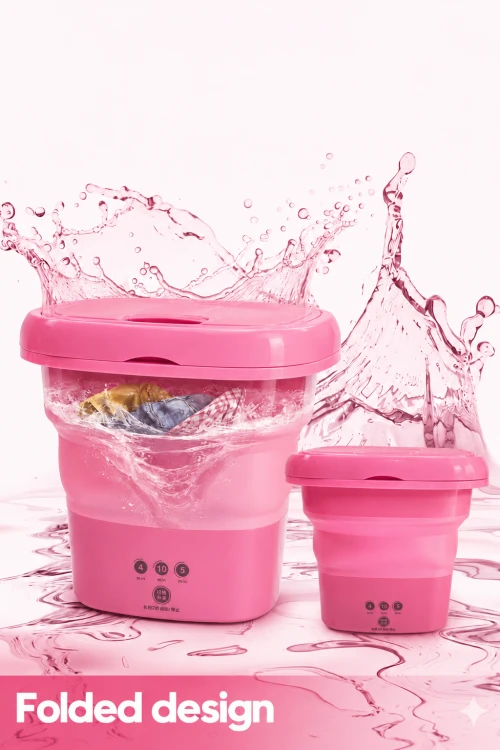 Mini Pralka Turystyczna Automatyczna Składana 8L 30W Podróżna Kompaktowa 0.8kg.png