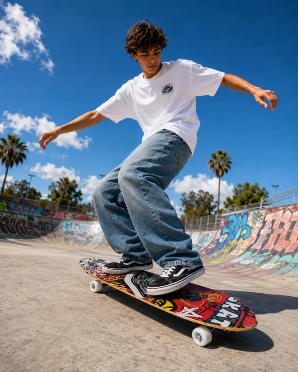Deskorolka Klasyczna Deska Fiszka dla Młodzieży Dzieci 100 kg 75 cm But.jpg