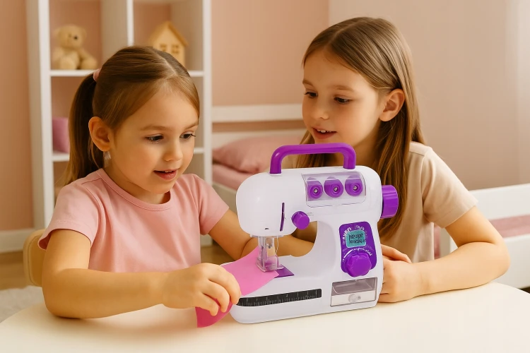 Maszyna Do Szycia Dla Dziewczynki Zabawkowa Edukacyjna Projektantki Moda.jpg