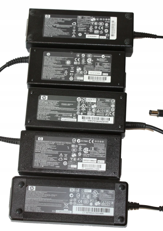 Oryginalny Zasilacz Ładowarka HP 18.5V 6.5A 120W PIN 7.4/5.0 8530p DV7 DV.jpg