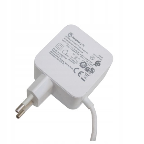 Zasilacz Ładowarka USB-C PD 27W Raspberry Pi biała.jpg