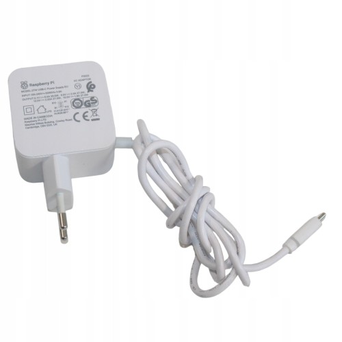 Zasilacz Ładowarka USB-C PD 27W Raspberry Pi biała.jpg