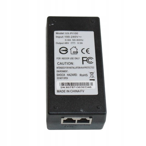 ZASILACZ POE INJECTOR Ethernet 48V 0.5A 24W 2x RJ45 VX-PI100.jpg